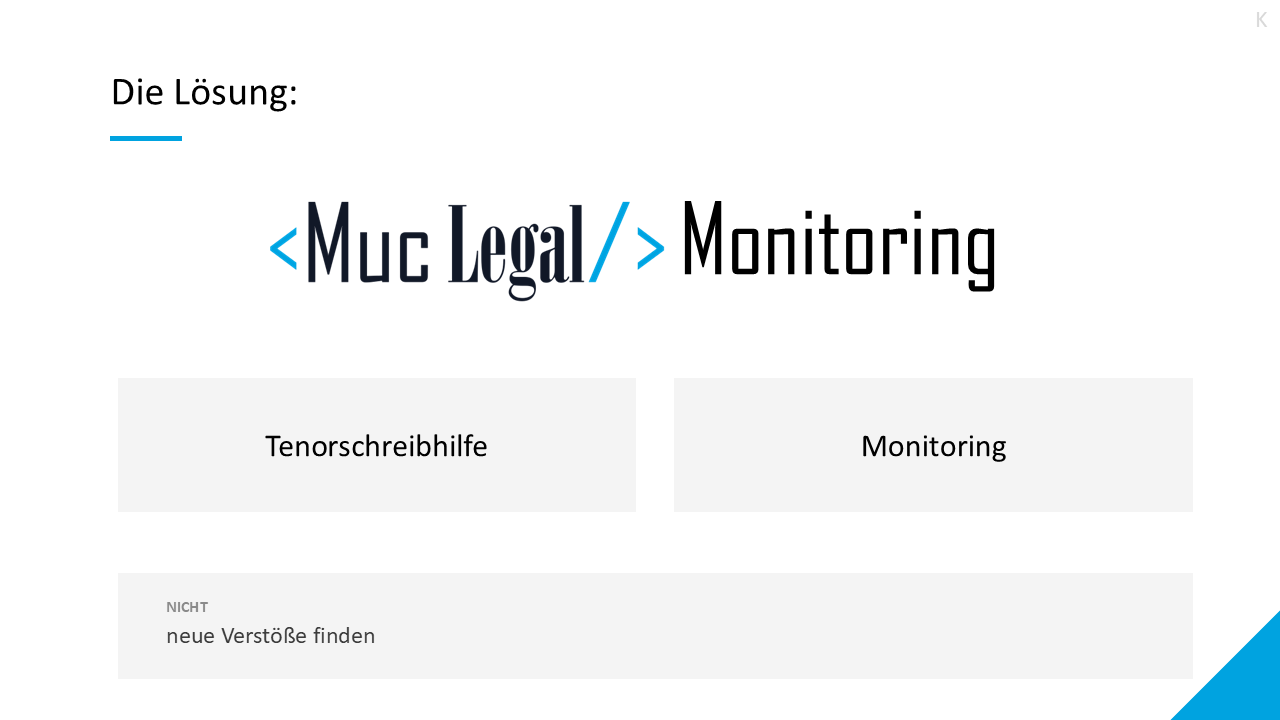 MucLegal solution overview for legal monitoring